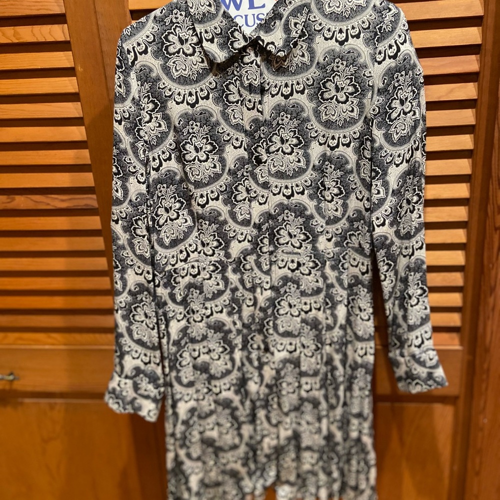Black, white and grey “& other stories” dress
